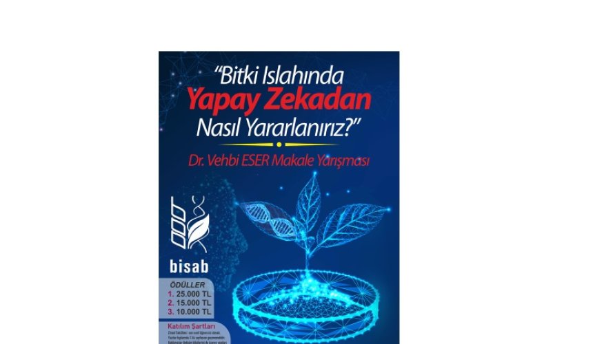 "Dr. Vehbi ESER Ödüllü Makale Yarışması" son başvuru 07 Nisan 2024