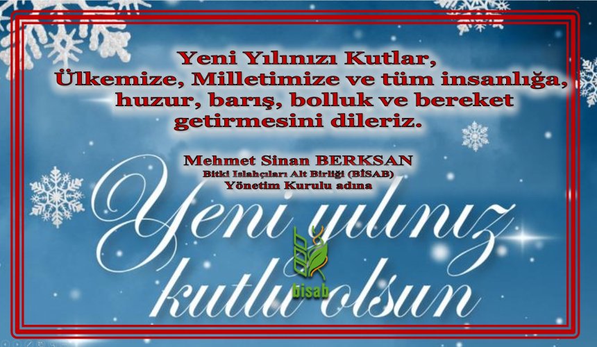 Yeni Yılınız Kutlu Olsun...2026