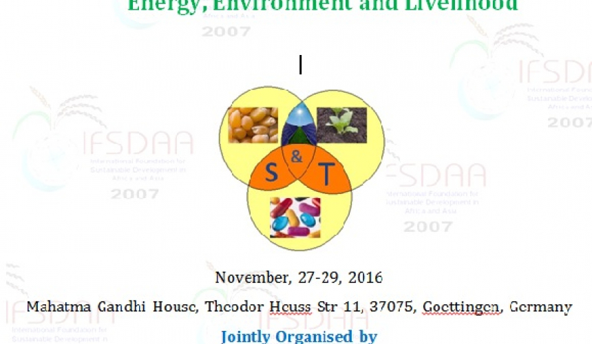 7th IFSDAA International Seminar On Sustainable Resource Management Towards Food, Energy, Environment and Livelihood