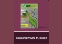 Ekinjournal yeni sayısı Volume11 Issue 2