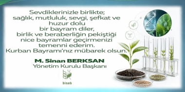 Sağlık, Huzur ve Bereket Dolu Bir Bayram Dileriz