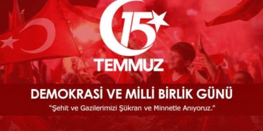15 Temmuz Demokrasi ve Milli Birlik Günü