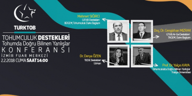 Türkiye Tohumcular Birliği (TÜRKTOB), 1-4 Şubat 2018 tarihleri arasında İzmir’de düzenlenecek AGROEXPO 13. Uluslararası Tarım, Sera ve Hayva